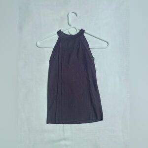 Zara Women’s Ribbed Tank-Top | Women’s Grey Ribbed Long Sleeveless | Size: XS